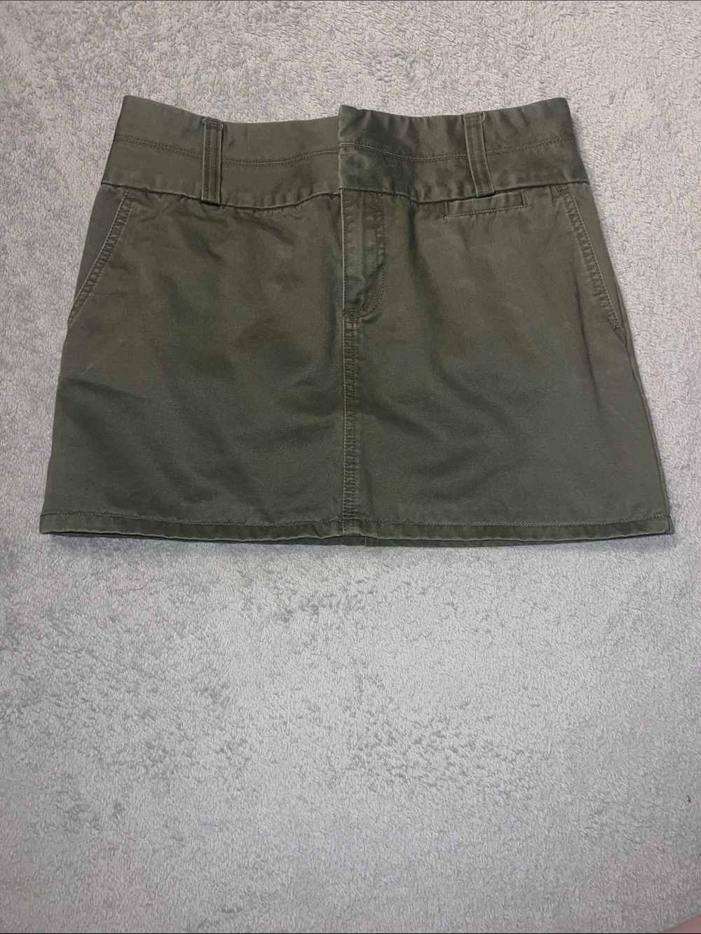 Old Navy Olive Mini Skirt